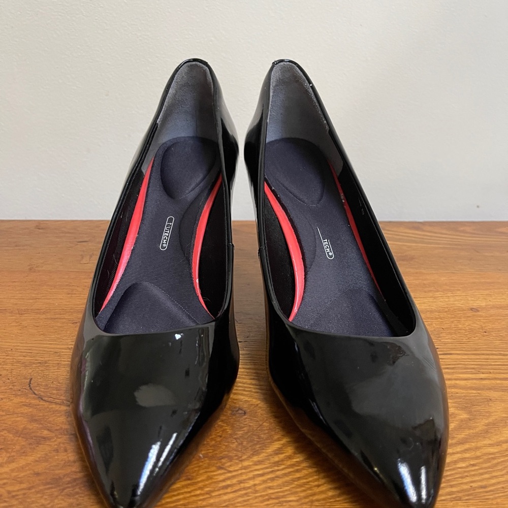 Classic Rockport Blk Patton Comfort Heels
